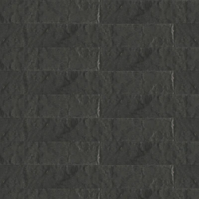 Afbeelding van Muurblok Antraciet Rockface 10x15x60cm