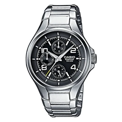 Afbeelding van Casio Edifice herenhorloge Zilverkleurig EF 316D 1AVEG