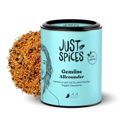Afbeelding van Just Spices groente Allrounder I Elke van aubergine tot courgette lekker kruiden Kruidenpotje, 75 g