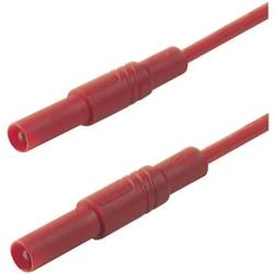 Afbeelding van SKS Hirschmann MLS GG 100/1 rt Veiligheidsmeetsnoer Banaanstekker 4 mm 1.00 m Rood 1 stuk(s)