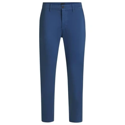 Afbeelding van BOSS Tapered Chino, Heren, Maat: 50x34, Open blue six
