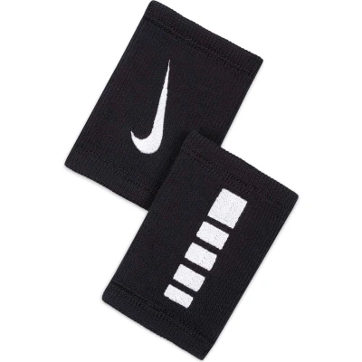 Afbeelding van Nike polsband Elite Doublewide donkerblauw/wit (set van 2)