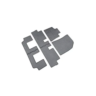 Afbeelding van AutoStyle Rubber matten passend voor Citroën C4 Grand Picasso II / Spacetourer 7 personen 2013 (4 delig + montagesysteem)