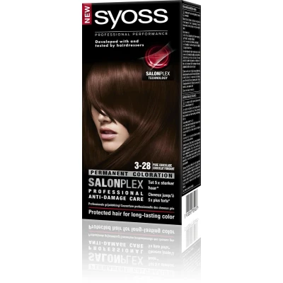 Afbeelding van Syoss Color baseline 3 28 pure chocolade haarverf 1 set