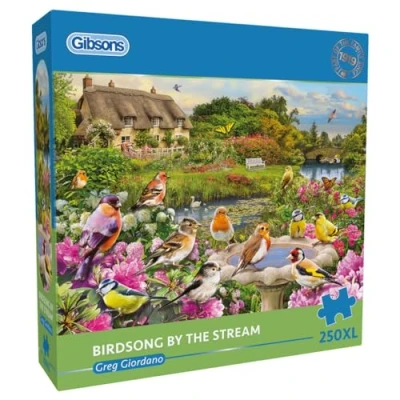 Afbeelding van Birdsong by the Stream 250XL stuk Legpuzzel Platteland Extra groot puzzel voor volwassenen Premium 100% gerecycled bord Geweldig cadeau Gibsons Games