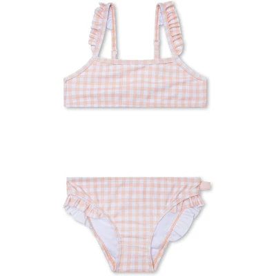 Afbeelding van Swim Essentials Bikini Meisjes Zwemkleding Abrikoos Oranje Maat 86/92