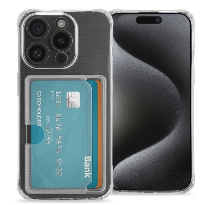 Afbeelding van Apple iPhone 15 Pro Hoesje Siliconen en TPU (zacht) iMoshion Backcover/Softcase Transparant Telefoonhoesje