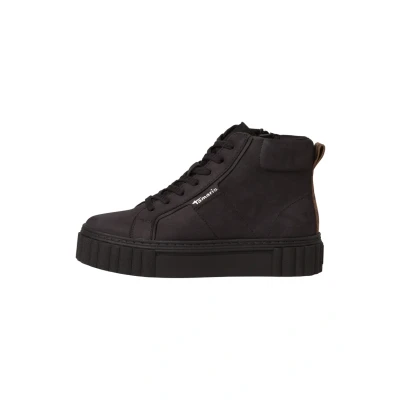 Afbeelding van Tamaris Sneakers hoog, Dames, Maat: 38, Black leopard Leer