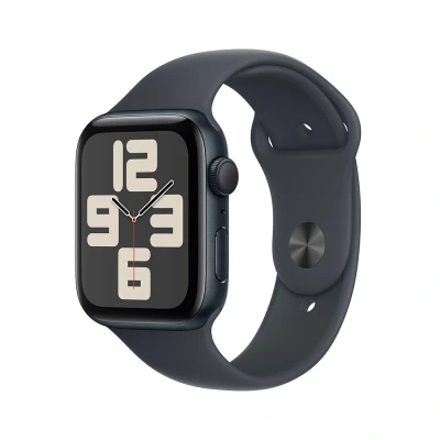 Afbeelding van Apple Watch SE 44mm Midnight Aluminium Sport Band M/L (160 210mm)