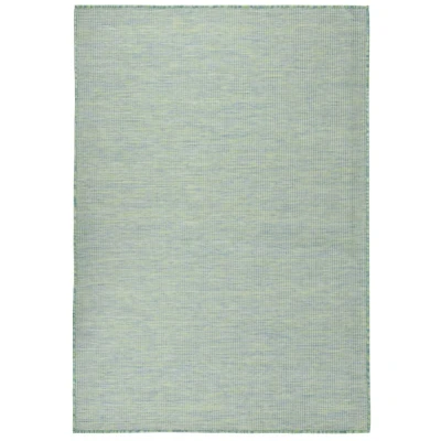 Afbeelding van Buitenkleed platgeweven 160x230 cm turquoise