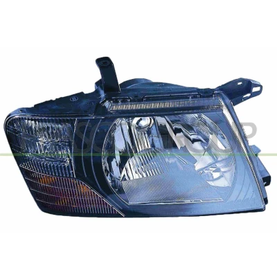 Afbeelding van PRASCO MB1594803 Koplampen rechts H4 geel voor rechtsrijdend verkeer MITSUBISHI: Pajero III SUV Cabrio (V6_W, V7_W) 3.2 DI D 2000 2006