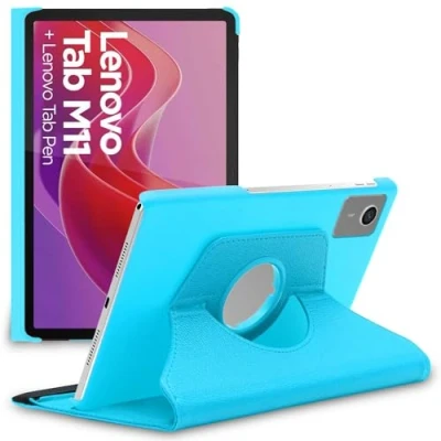 Afbeelding van ebestStar Hoes voor Lenovo Tab M11, Roterende Etui, Case, 360 Draaibaar hoesje, Blauw