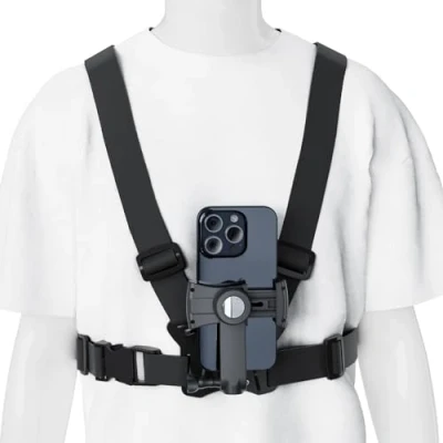 Afbeelding van Maclean Sport Borstband voor Mobiele Telefoon/ GoPro en andere camera&#039;s / Houder universeel draaibare bevestiging, MC 294