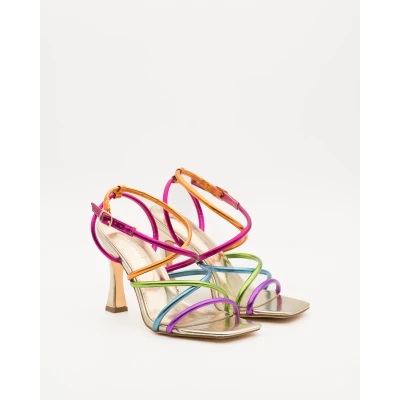 Afbeelding van Dames Espadrilles Colors Imitatieleer Maat 40