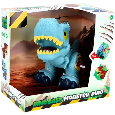 Afbeelding van Dinobase Dino + Licht en Geluid Blauw