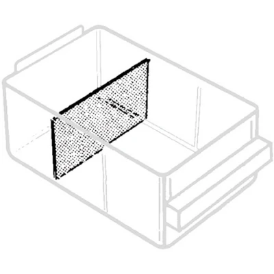 Afbeelding van Raaco 60 x 3552 ESD 118248 150 00 scheidingswanden voor lademagazijn (B H) 52 mm 32 stuks zwart