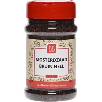 Afbeelding van Van Beekum Specerijen Mosterdzaad Bruin Heel Strooibus 230 gram