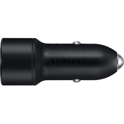 Afbeelding van Samsung Fast Charge Duo Car Charger 15W EP L1100WBEGWW Zwart