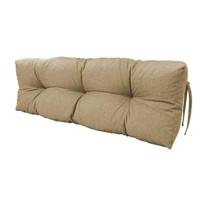 Afbeelding van Chilly Pilley Palletkussen Schuimvlokken Palletmeubel Palletbank Rugleuning Zitkussen Zijkussenset (Rugkussen 120 X 40 Beige)
