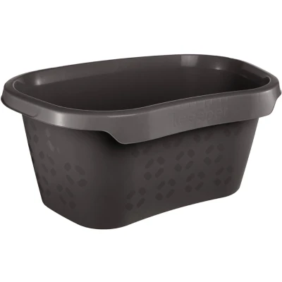 Afbeelding van keeeper Wasmand met heupsteun, 30,5 l, Tilda eco Line, blauw