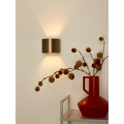 Afbeelding van Lucide XIO Wandlamp LED Dimb. G9 Roest bruin