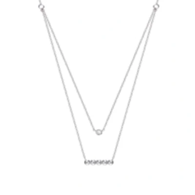 Afbeelding van Esprit ESNL93491A420 Collier Zilver Zilverkleurig