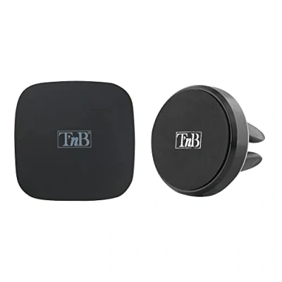 Afbeelding van T&#039;nB magnetische houder ventilatierooster voor smartphone zwart