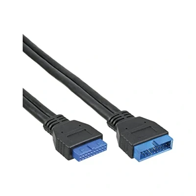 Afbeelding van InLine 33448I USB kabel 0,35 m Zwart