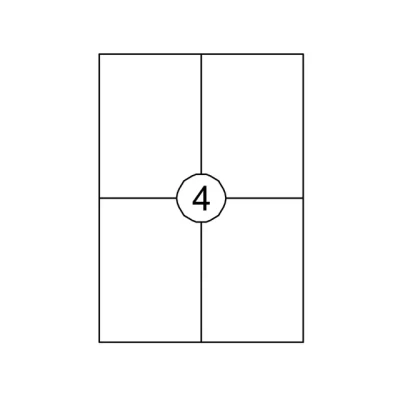 Afbeelding van Etiket Quantore 105x148mm 400stuks