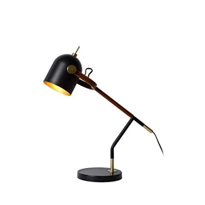 Afbeelding van Lucide WAYLON Bureaulamp 1xE27 Zwart