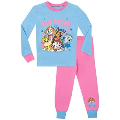 Afbeelding van Paw Patrol Meisjes Pyjama&#039;s Chase Marshall Skye Everest Slim Fit Veelkleurig 116