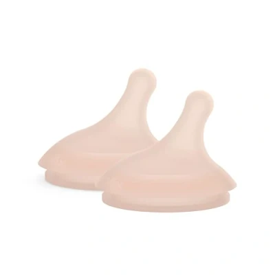 Afbeelding van Suavinex, Set van 2 Zero anti koliek flesspenen. langzame doorstroming (S), stroom, laat weinig vloeistof door, ideaal voor de eerste dagen, speen flessen, siliconen, +0