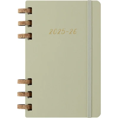 Afbeelding van Moleskine 12 Maanden Agenda 2025/26 Academic Spiral Week/Maand Large Kiwi