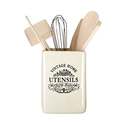 Afbeelding van Premier Housewares Vintage Home gebruiksvoorwerpenhouder, H15 x B11 D11 cm