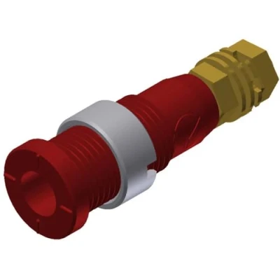 Afbeelding van SKS Hirschmann MSEB 2600 G M3 Au Veiligheids labconnector, female Bus, inbouw verticaal Stift Ø: 2 mm Rood 1 stuk(s)