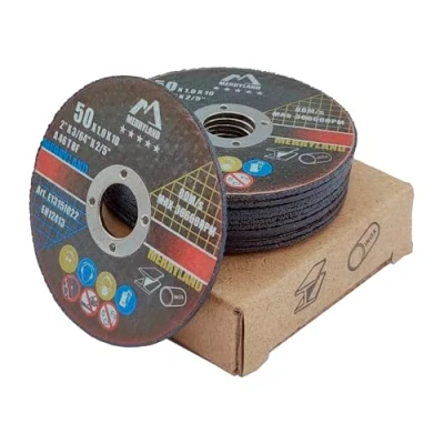 Afbeelding van Merryland Doorslijpschijf 50mm Metaal Staal Roestvrij IJzer Doorslijpschijven Snijschijf voor Haakse Slijper, 50 X 1,0 10 mm Dunne Flexschijf 10pcs, Expert Line E13151022