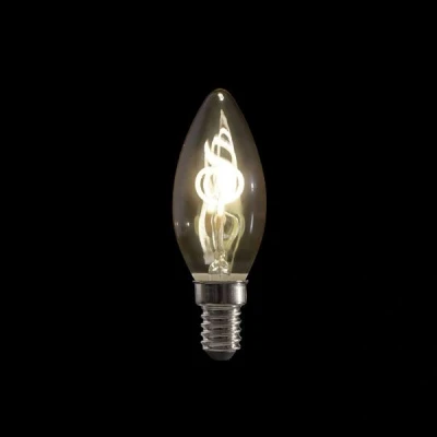 Afbeelding van Showgear LED Filament Candle Design lamp B10 Spiral