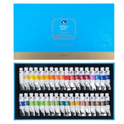 Afbeelding van Paul Rubens Aquarelverfset, 36 levendige kleuren 5ml/buis zeer gepigmenteerd en niet toxisch, Prefect voor beginner, hobbyist student