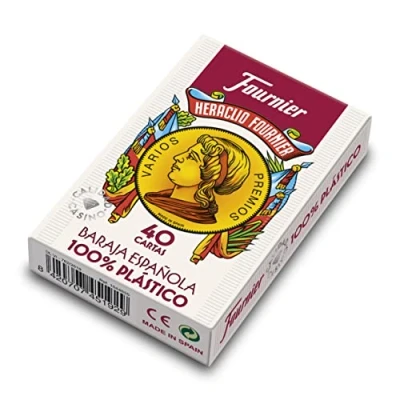 Afbeelding van Fournier Spaans deck nr. 2100, 100% kunststof, 40 kaarten (1044655, vanaf 3 jaar