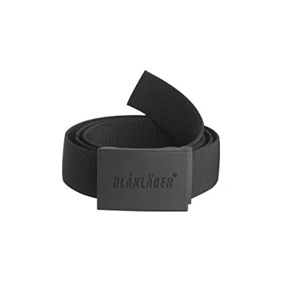 Afbeelding van Blåkläder Riem unite zwart rubber gesp met stretch, 125 cm, Geschikt voor Veehouderij