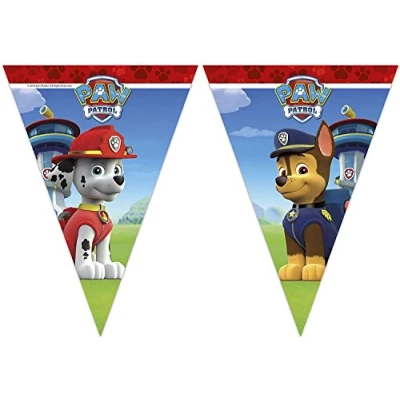 Afbeelding van Paw Patrol Vlaggen slinger 2,3 meter