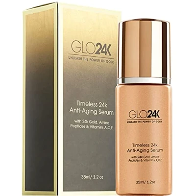 Afbeelding van GLO24K 24k gouden anti aging serum met vitamine C en E