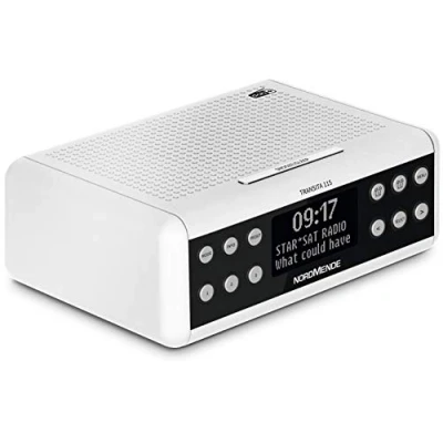 Afbeelding van Nordmende Transita 115 DAB+ en FM digitale wekker radio wit