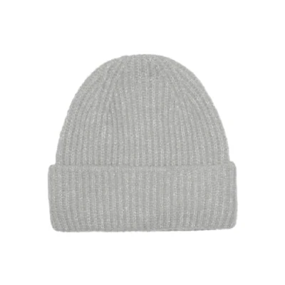 Afbeelding van Bestseller A/S VMLUCA Rib Beanie GA NOOS muts, Light Grey Melange, One Size, Eén maat