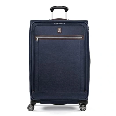 Afbeelding van Travelpro Crew 11 Softside Uitbreidbare Rollaboard Rechtopstaande Bagage, Echte marine, Checked Large 29 Inch, Platinum Elite Spinner Wheel Bagage