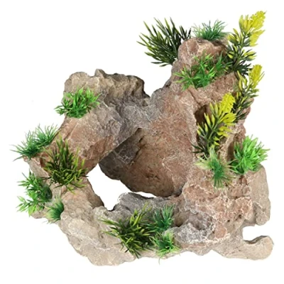 Afbeelding van Aqua Della Limestone Aquarium Ornament 24x20x21.5 cm Groen
