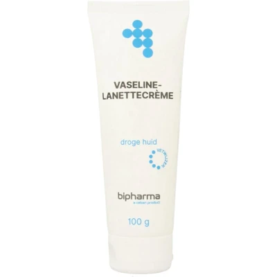 Afbeelding van 2x Bipharma Vaseline Lanettecrème Tube Los 100 gr