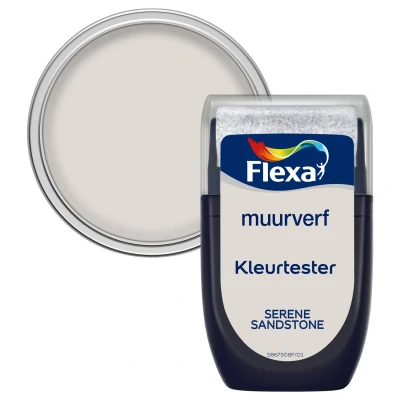 Afbeelding van Flexa Kleurtester Muurverf Serene Sandstone Kleur van het Jaar 2025 30Ml