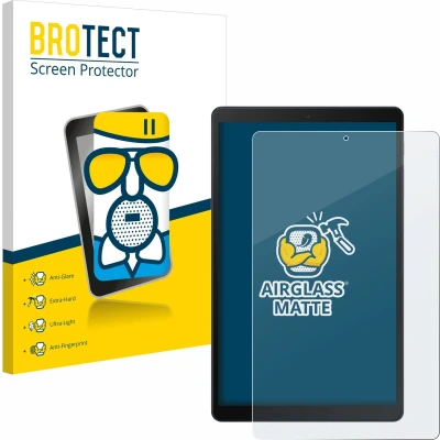 Afbeelding van BROTECT AirGlass Matte kogelwerende glasfolie (1 Stuk, Galaxy Tab A 10.1), Tablet beschermfolie