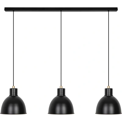 Afbeelding van Nordlux Pop hanglamp rail 3x E27 zwart